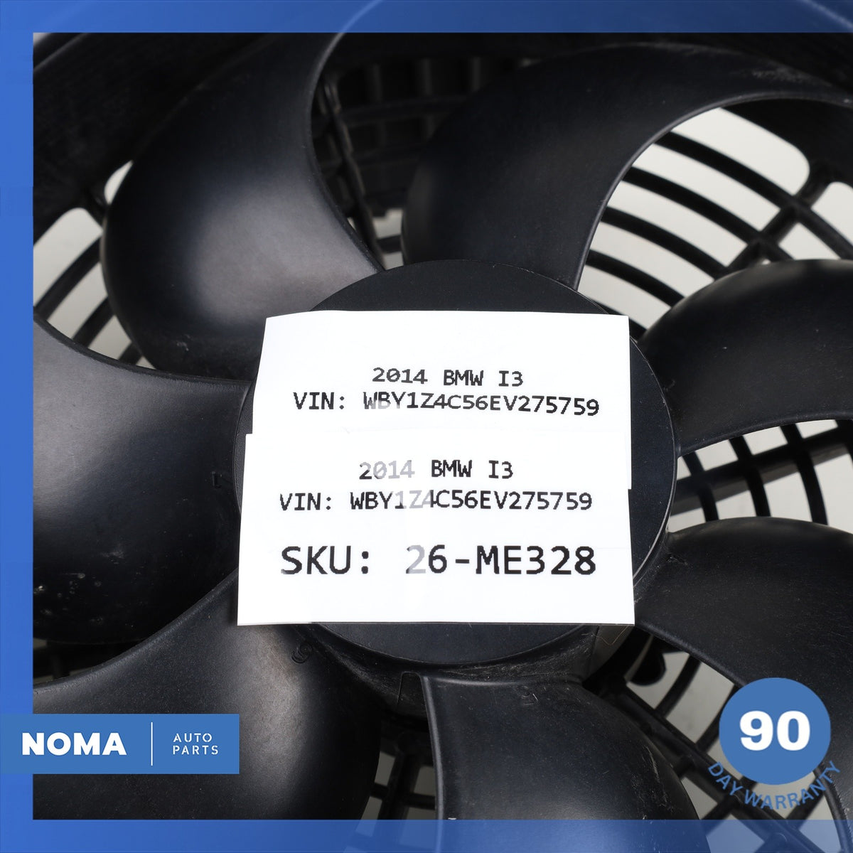14-21 BMW i3 I01 Hybrid Aux Auxiliary Radiator Cooling Fan Motor 17428608033 OEM - photo 19