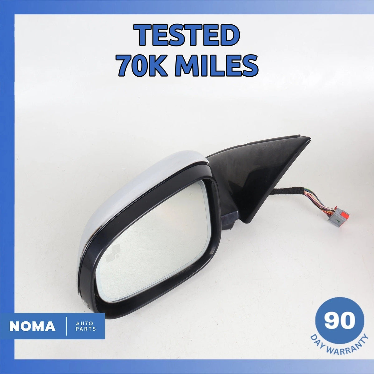 10-19 Jaguar X351 XJ XJR Left Side Rear View Door Mirror w/ Blind Spot OEM 70k - photo 1
