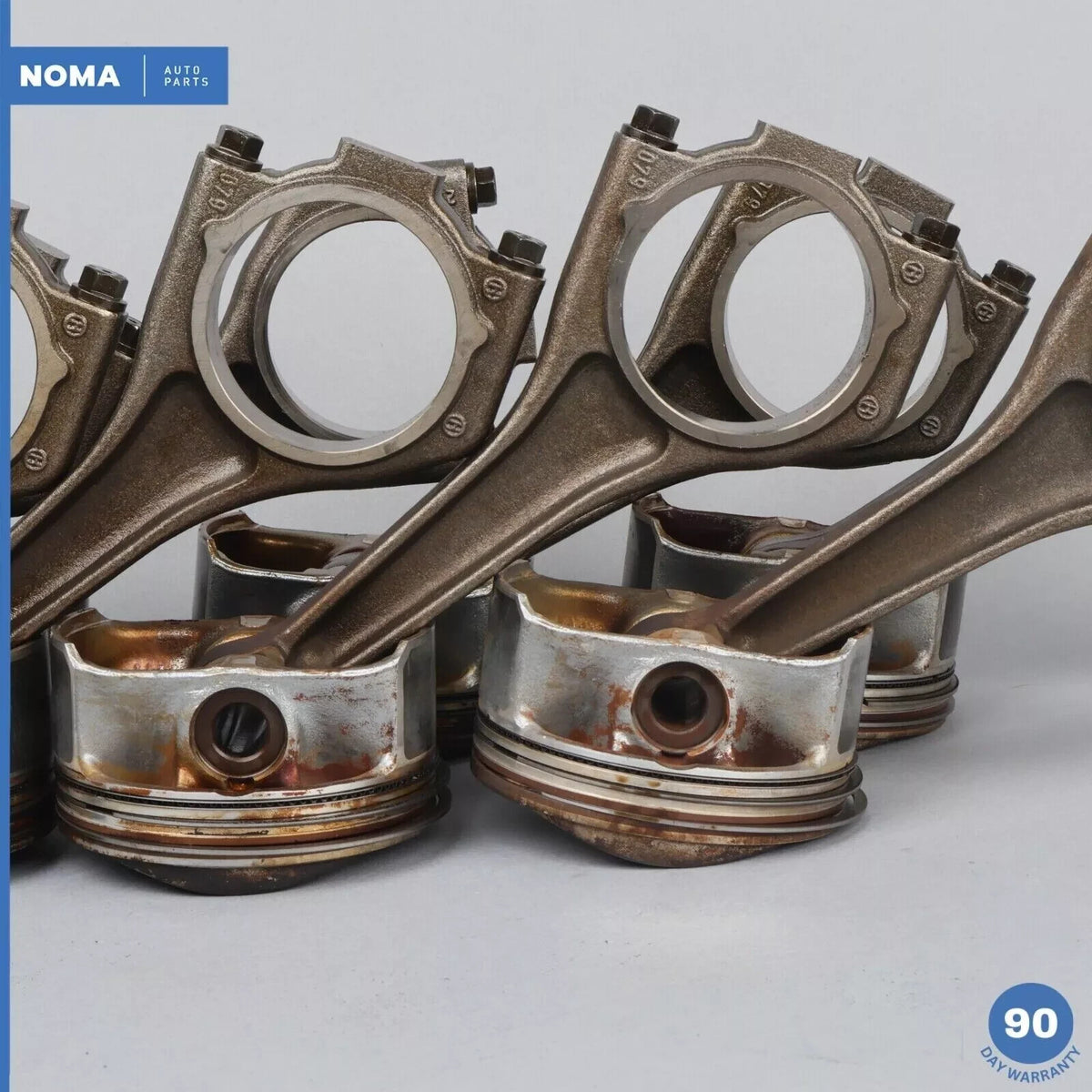 10-15 Jaguar X250 XF RR 5.0L N/A AJ133 V8 Engine Piston Connecting Rod Set OEM - photo 6