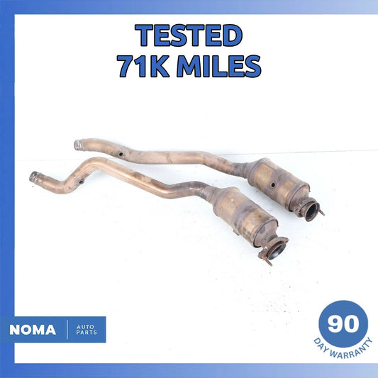 16-20 Jaguar X152 F-Type-S RWD Left & Right Side Exhaust Downpipe Set OEM 71k - photo 1