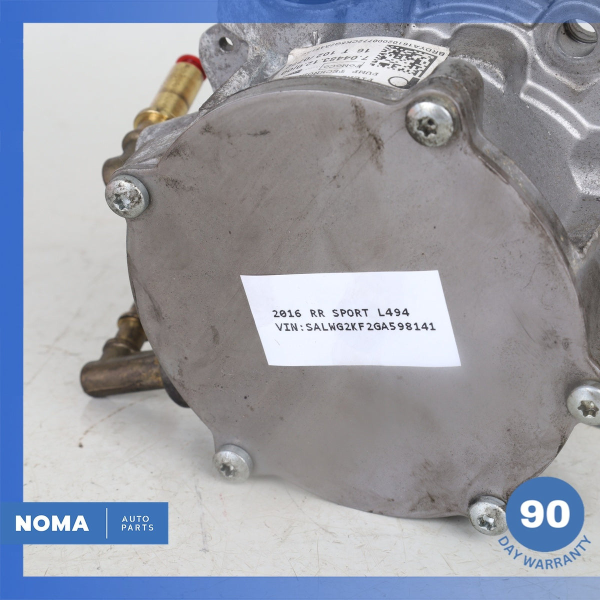 16-21 Range Rover Sport L494 306DT Vacuum Brake Pump Assembly LR077839 OEM - photo 8