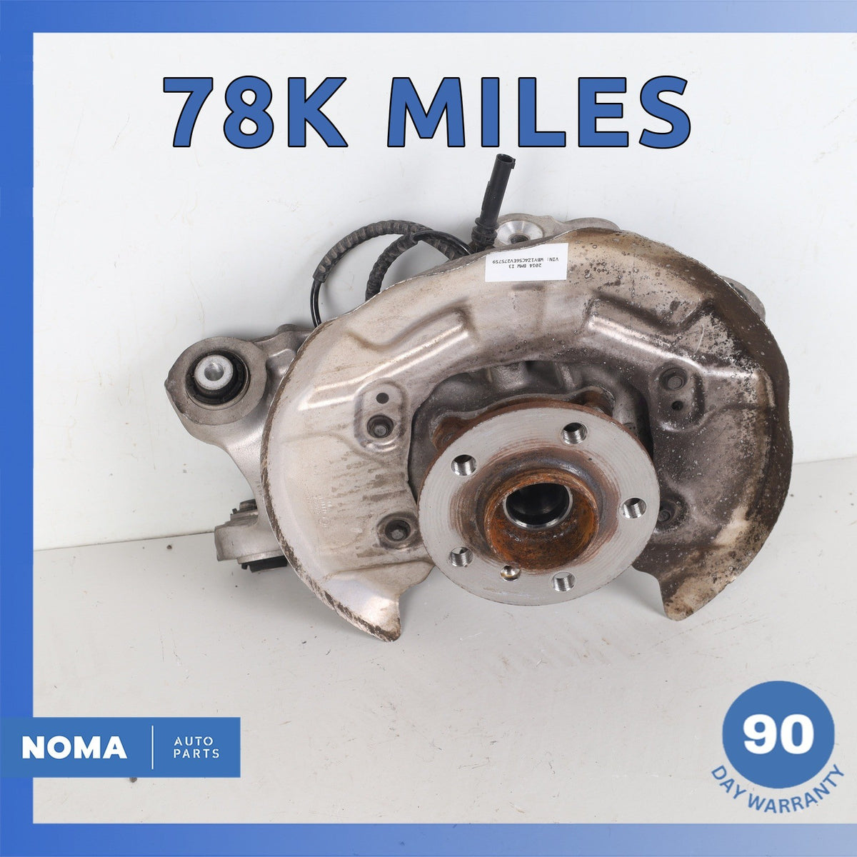 14-21 BMW i3 I01 Hybrid Rear Left Driver Side Spindle Knuckle Hub OEM 78k - photo 1