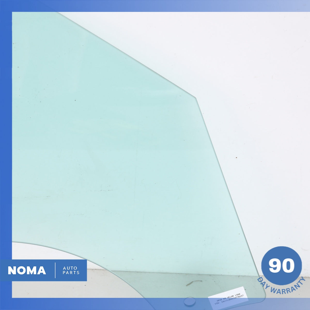 18-23 Range Rover L560 Velar Front Right Passenger Side Door Window Glass OEM - photo 3