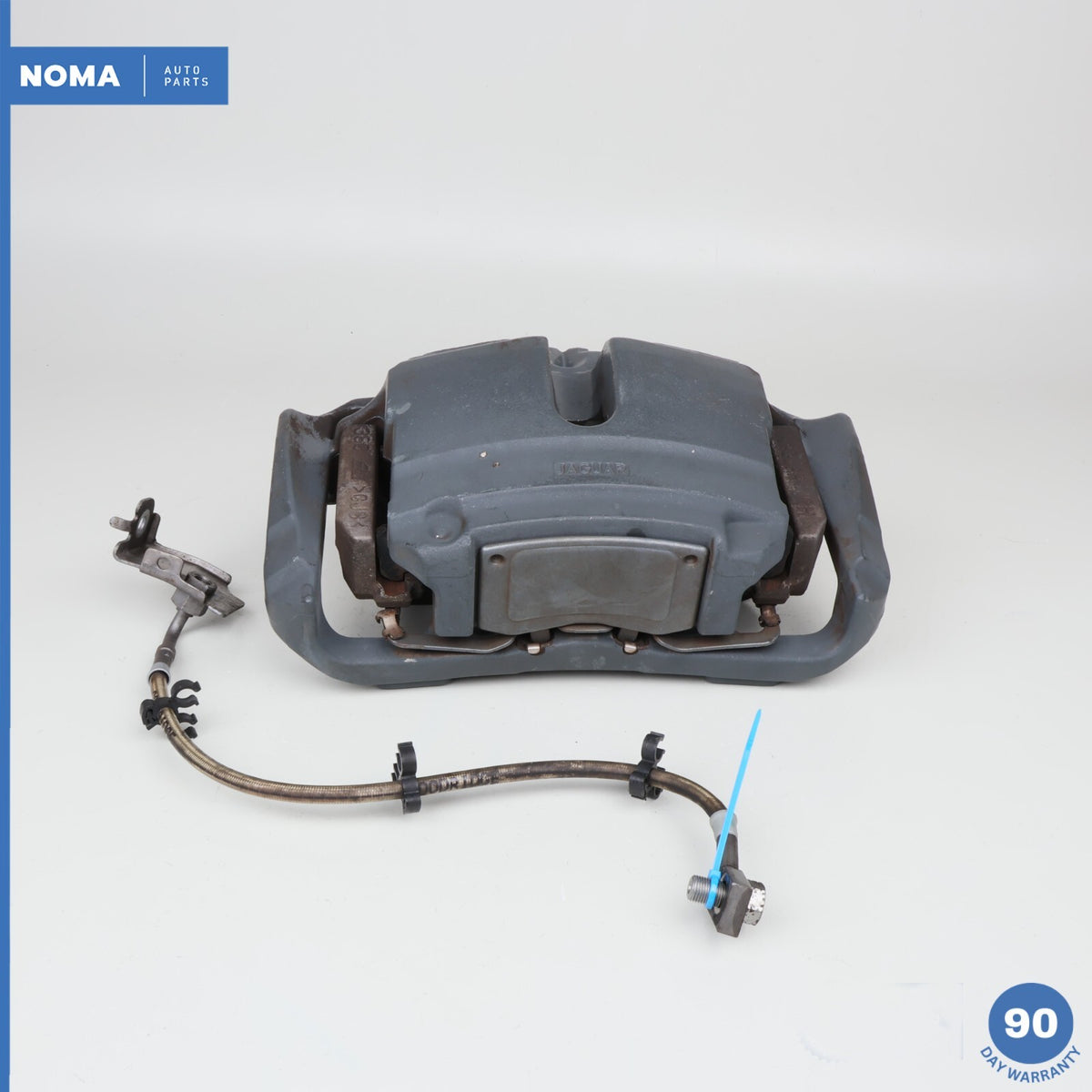 10-19 XJL X351 XFR 5.0L S/C Front Right Side Brake Caliper Cover w/ Hose OEM - photo 1