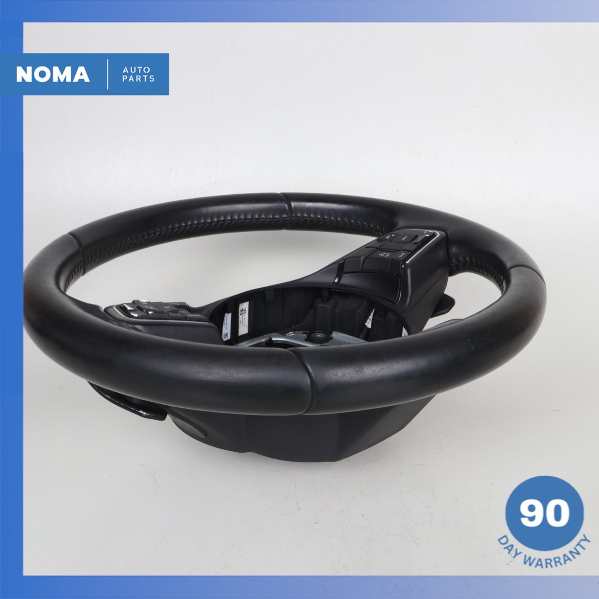 16-21 Jaguar X260 XF XE F-Pace Steering Wheel w/ Paddle Shifters Black OEM - photo 11