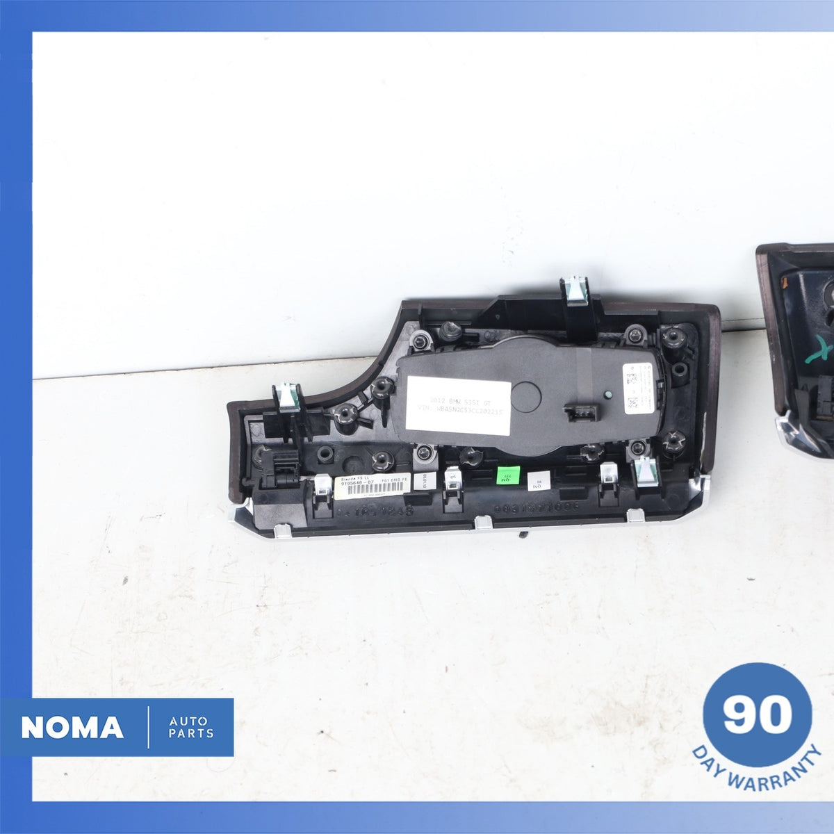 10-17 BMW F07 535i 550i GT Dashboard Cover Panel Trim Wood Set w/ Switch OEM - photo 14
