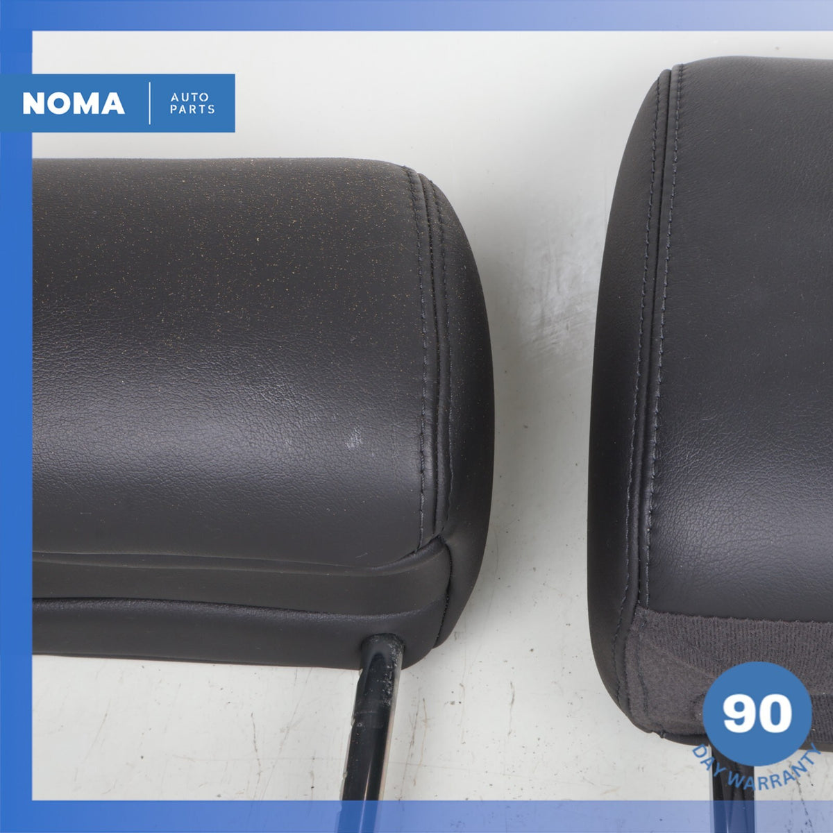 12-15 Jaguar X250 XF XFR Rear Seat Headrest Head Rest Set of 3 Black OEM - photo 6