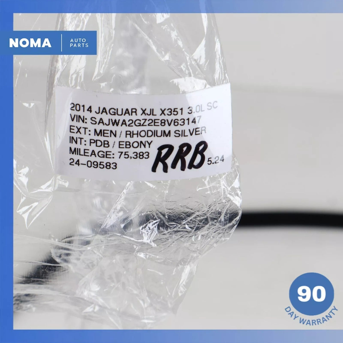10-19 Jaguar X351 XJL XJR Rear Right or Left Side Body Weather Strip Seal OEM - photo 18