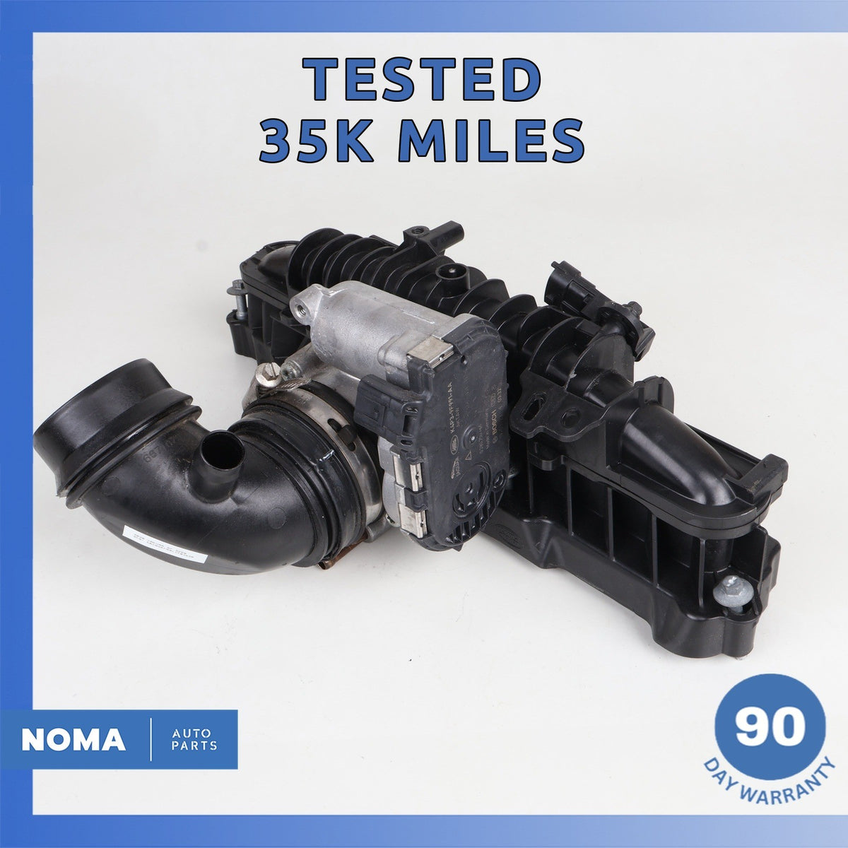 18-23 Jaguar X260 XF L560 Velar 2.0L Engine Air Intake Manifold w/ Throttle OEM - photo 1