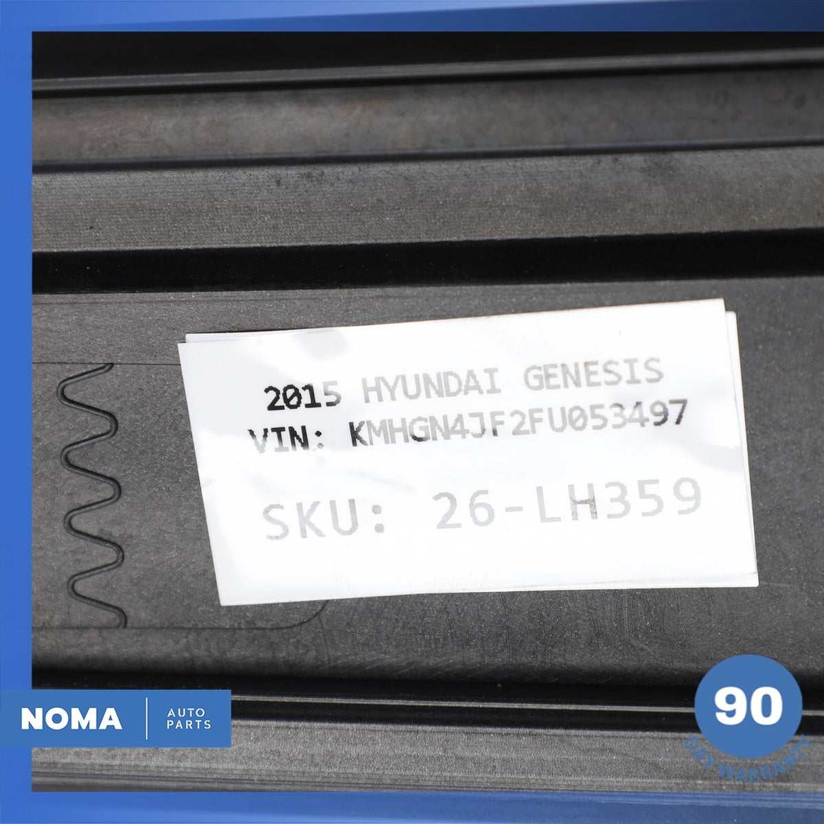 15-20 Hyundai DH Genesis Panorama Pano Sun Roof Right Side Molding OEM - photo 14