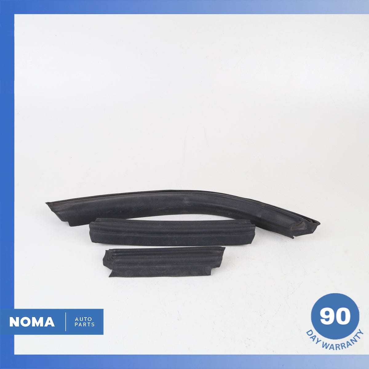 03-08 BMW E85 Z4 Convertible Top Roof Right Side Outside Molding Seal Set OEM - photo 1