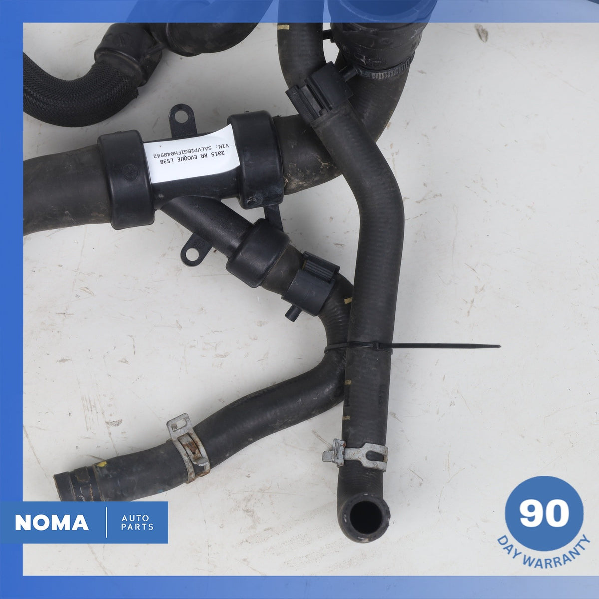 14-17 LR Range Rover Evoque L538 Engine Cooling Water Hose Set w/Thermostat OEM - photo 4