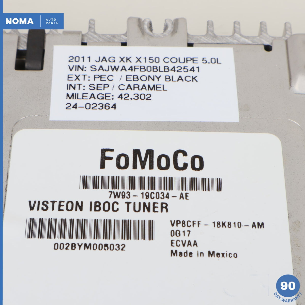 10-13 Jaguar XK XKR X150 Radio Receiver Tuner Module 7W9319C034AE OEM - photo 10