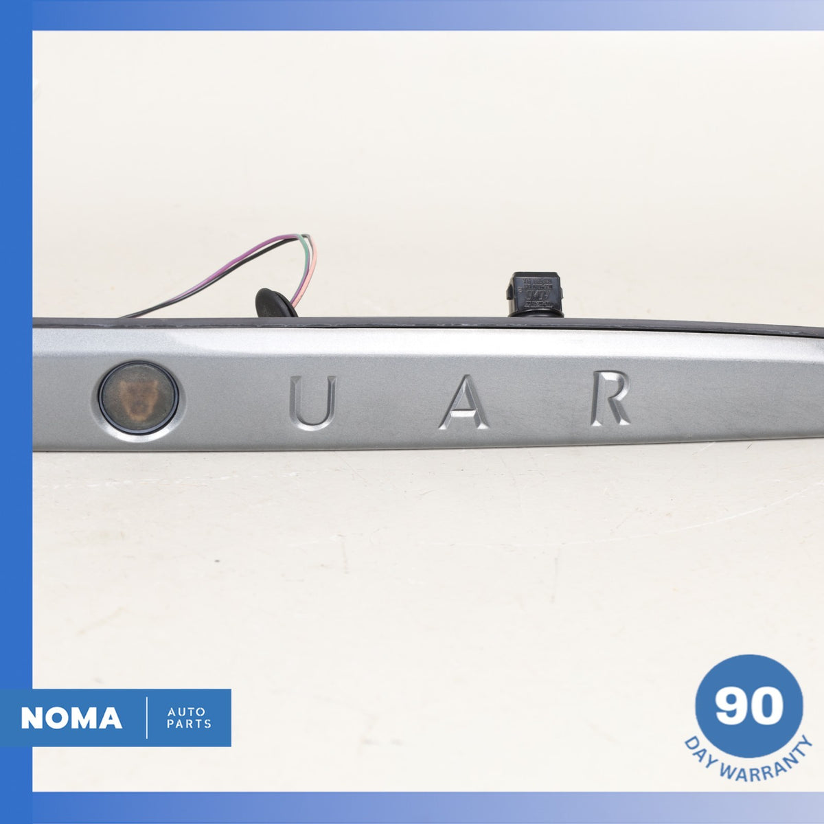 03-06 Jaguar X100 XKR Rear Trunk Bezel License Plate Light Lamp Trim Gray OEM - photo 3