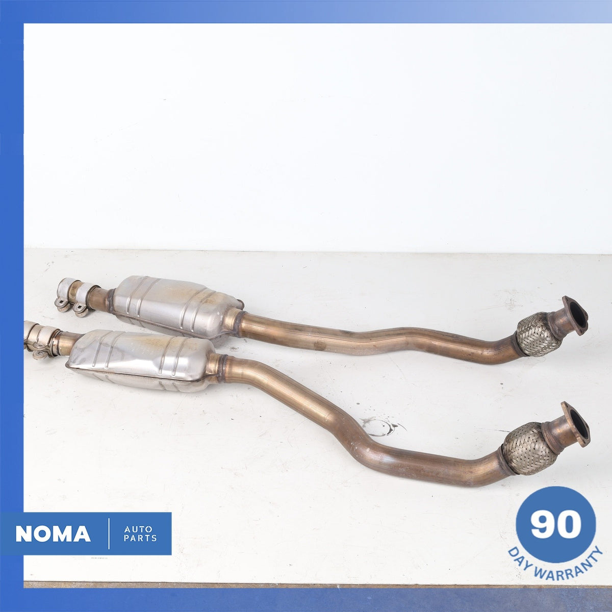 16-18 Audi 4G8 A7 A6 3.0L Center Exhaust Muffler Resonator Pipe Set OEM - photo 10