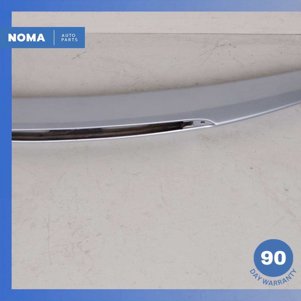 07-15 Jaguar X150 XK XKR Trunk Lid Molding Trim Spoiler Wing Liquid Silver OEM - photo 3
