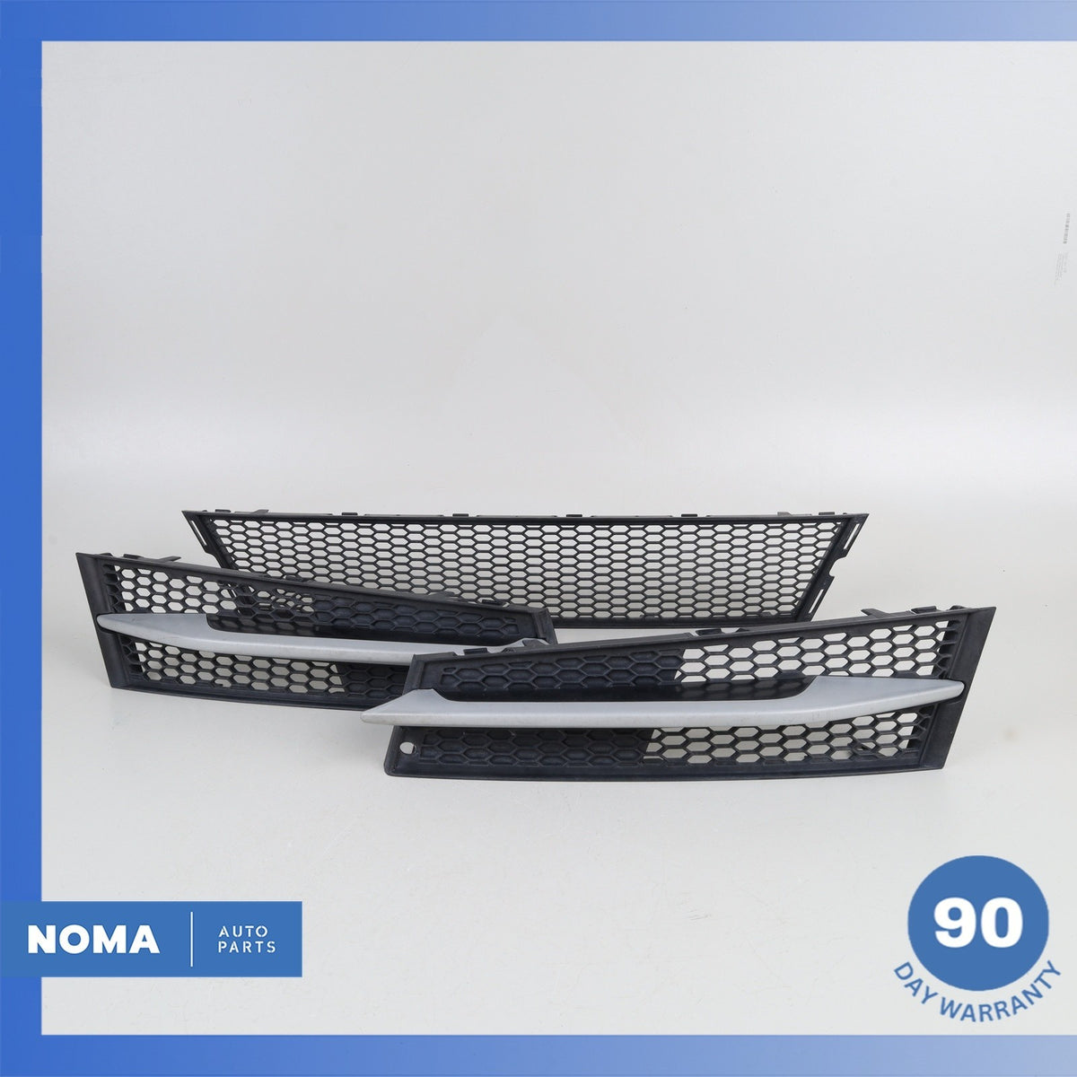 11-13 BMW E92 328i 335i Front Bumper Lower Grill Grille Set 51117227889 OEM - photo 2