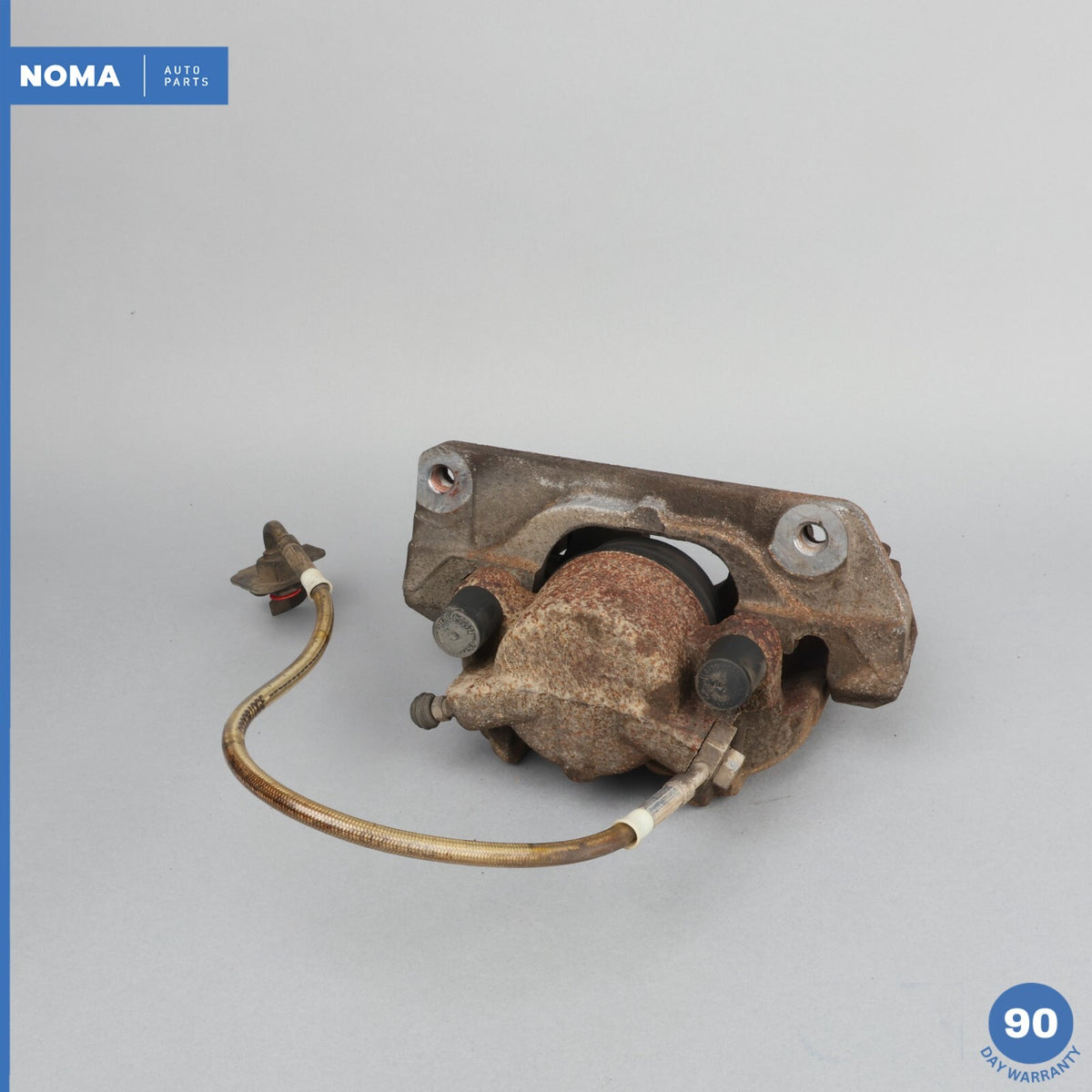 06-08 Jaguar S-Type X204 3.0L N/A Front Left Brake Caliper Housing w/ Hose OEM - photo 7