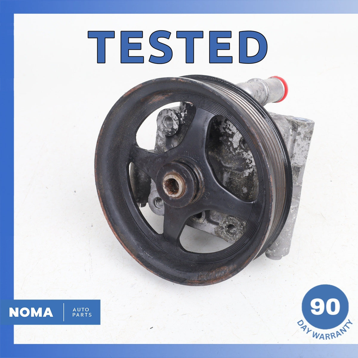 03-10 Jaguar X150 XK XF XJ8 Power Steering Pump Assembly 2W933A696AC OEM - photo 1
