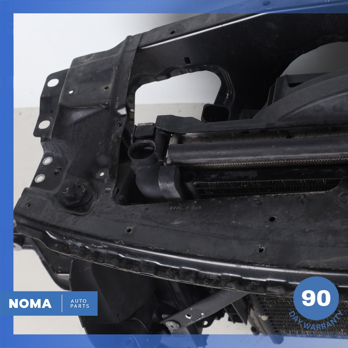 03-08 BMW E85 E86 Z4 Engine Motor Radiator Support Frame Assembly w/ Fan OEM - photo 16