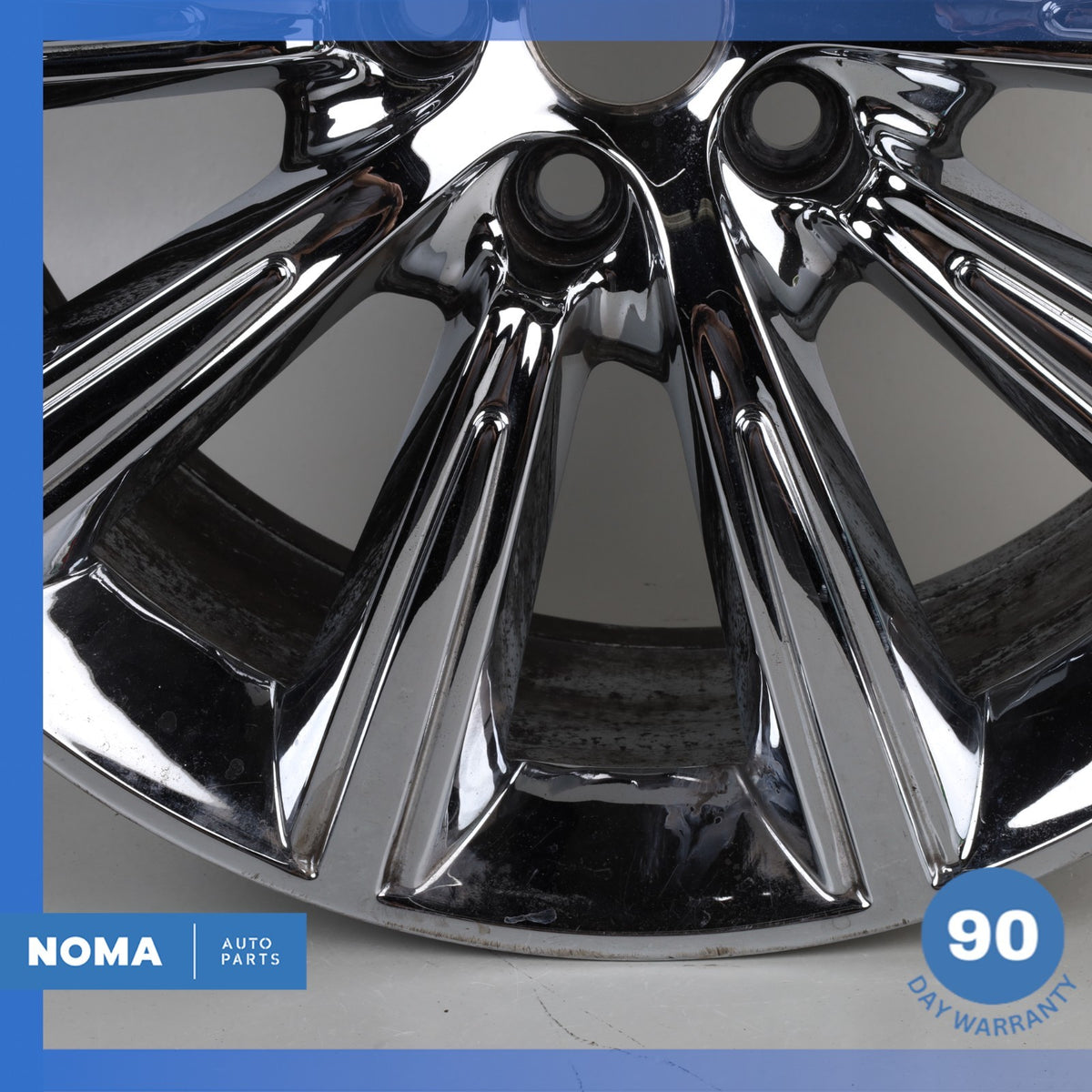 14-24 Jaguar X152 F-Type 8.5 x R19 19" Front Wheel Rim Chrome EX5M1007RA OEM - photo 5