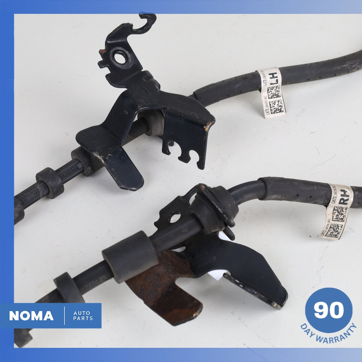 2021 Range Rover Evoque L551 Front Left & Right Brake Hydraulic Hose Set OEM - photo 9