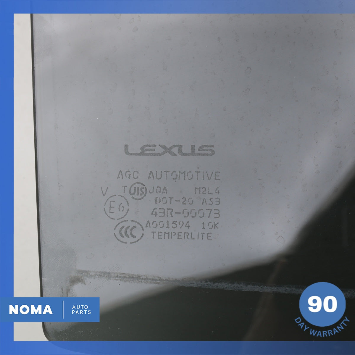 04-08 Lexus MHU33 RX400h RX350 Rear Right Door Window Glass OEM - photo 6
