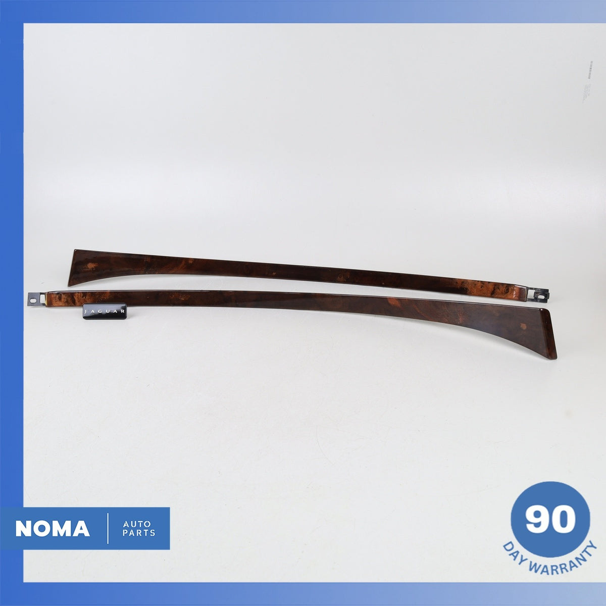 10-19 Jaguar X351 XJ XJR Left & Right Side Dashboard Molding Trim Set Wood OEM - photo 1