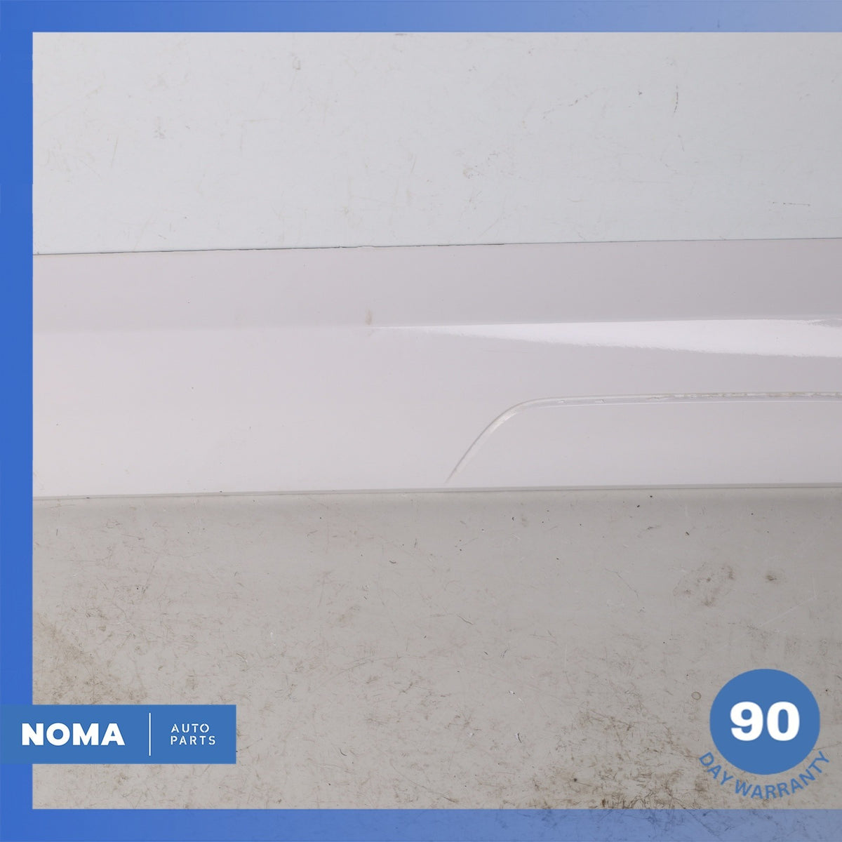 13-15 Audi 8U Q3 Front Left Side Door Lower Molding White OEM - photo 3