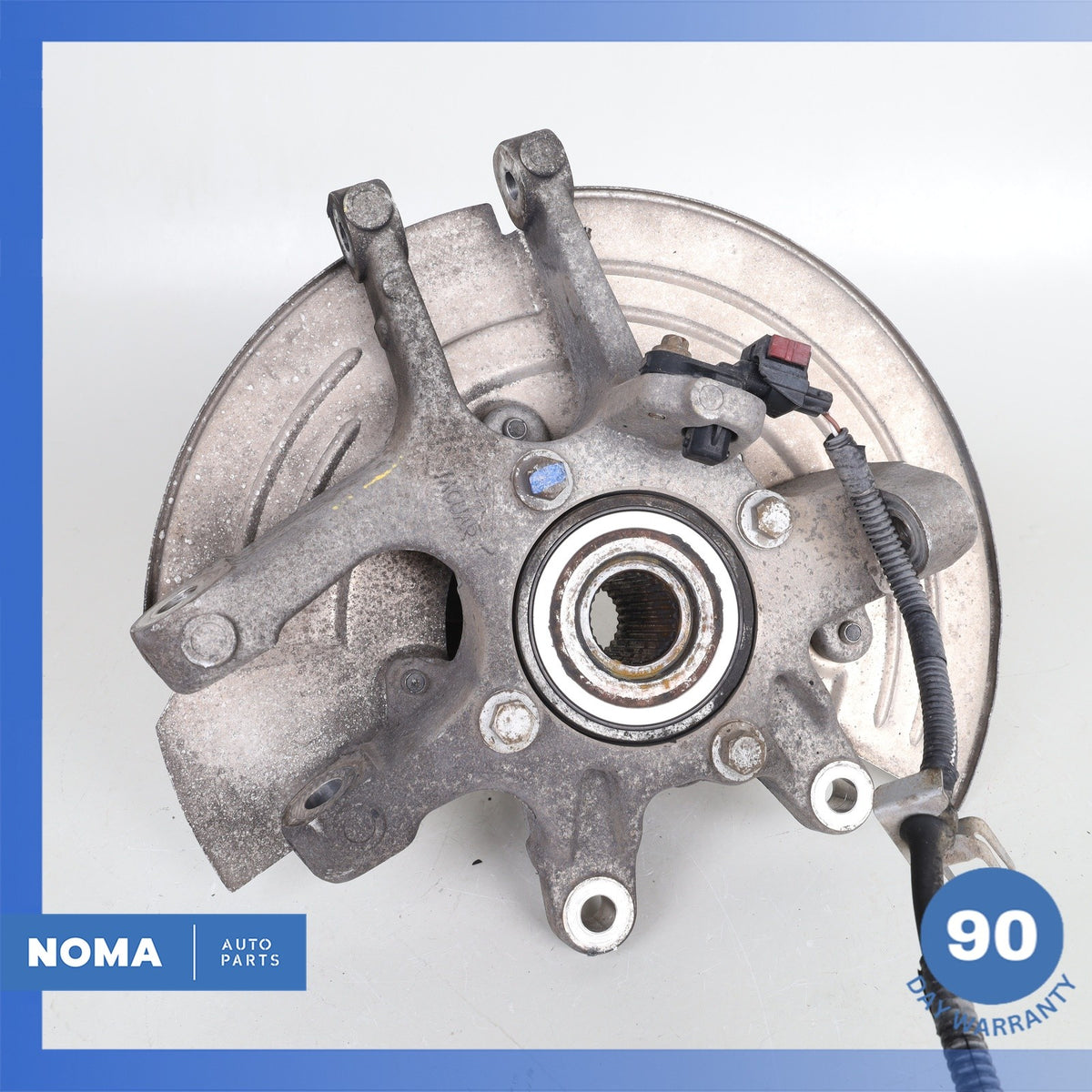 07-09 Jaguar X150 XK XKR Rear Left Side Spindle Knuckle Hub w/ Shield OEM - photo 7
