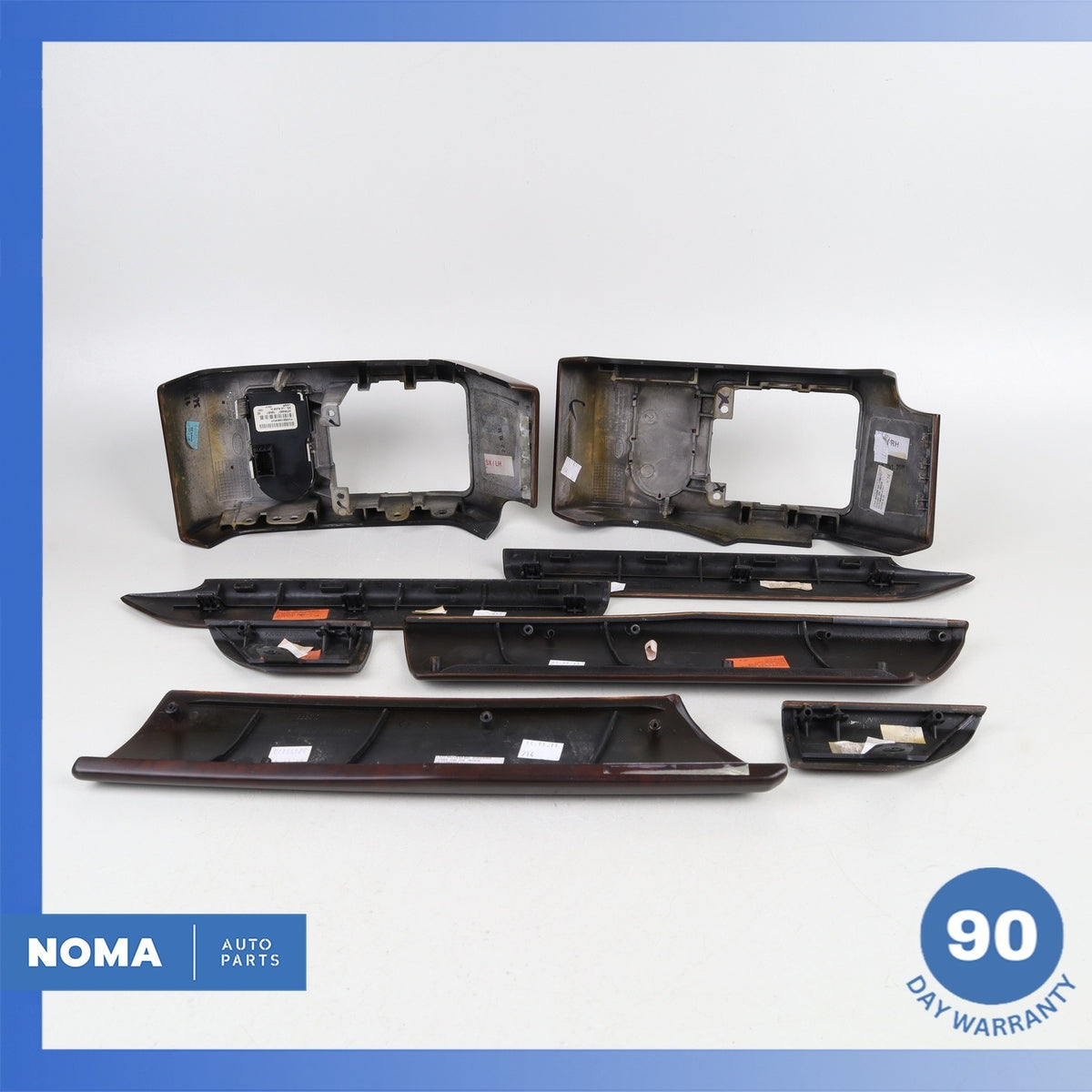 10-12 Range Rover L322 Dashboard Center Console Panel Trim Set Wood OEM - photo 14