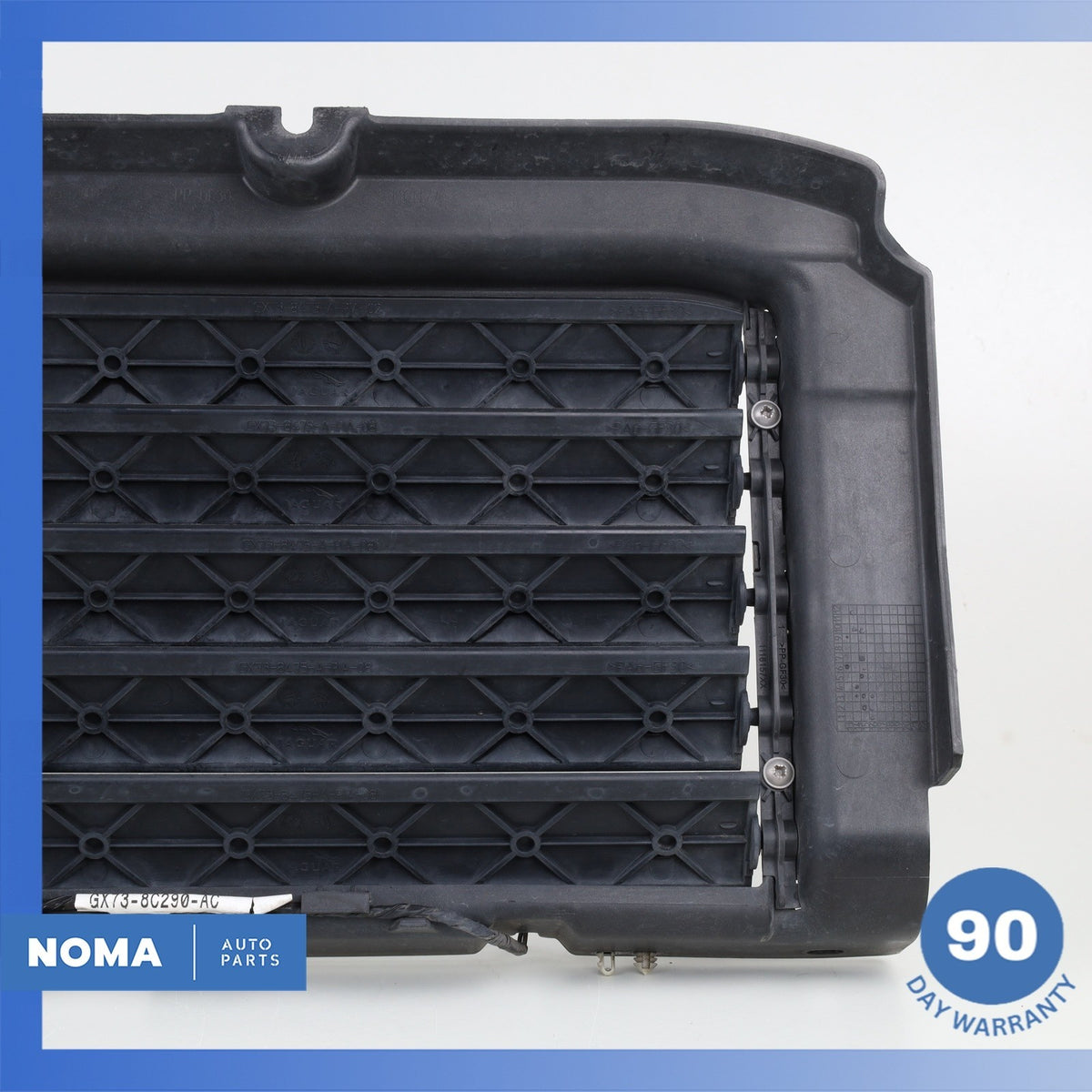 16-23 Jaguar X260 XF XE F-Pace Center Radiator Active Air Shutter Grille OEM - photo 7