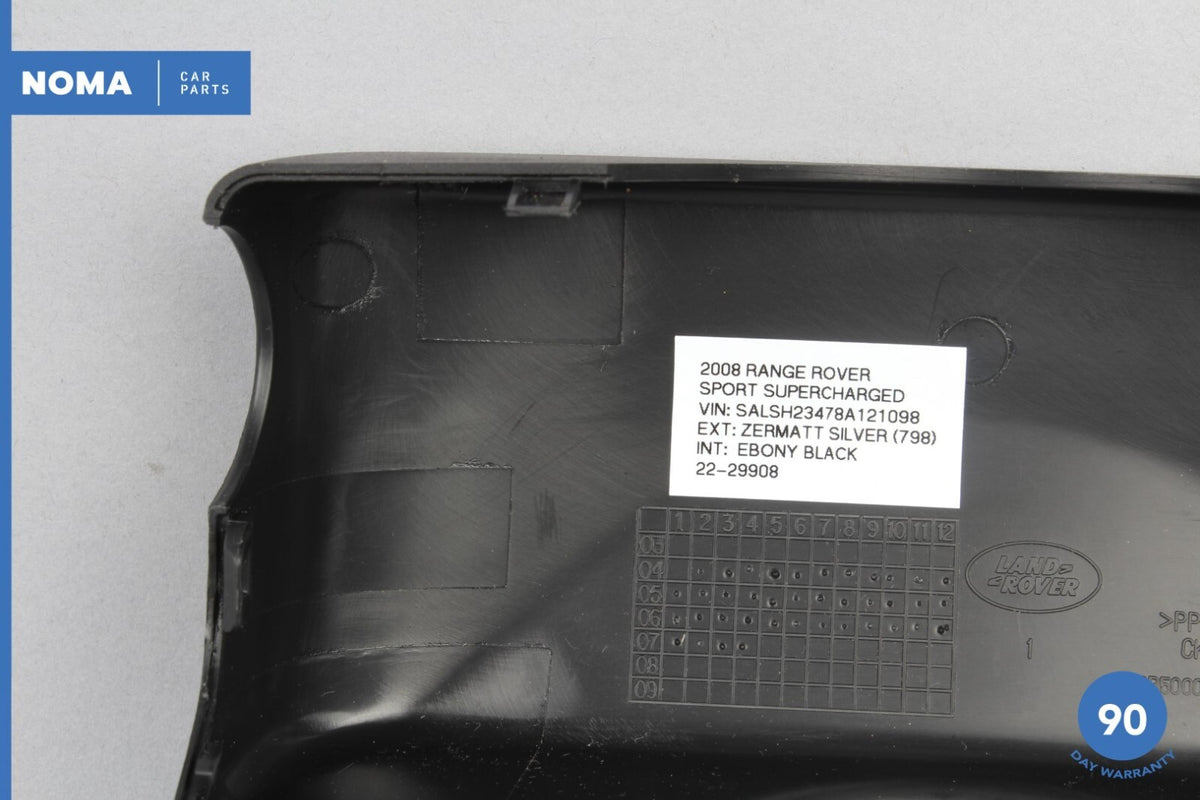 06-13 Range Rover Sport L320 Left Side Steering Column Cover Panel Trim PVJ OEM - photo 11