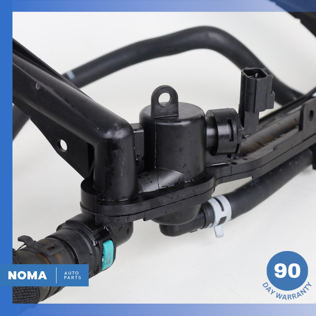 13-23 Jaguar X351 XJL Thermostat Housing Water Outlet Pipe DX2318N348AA OEM - photo 13