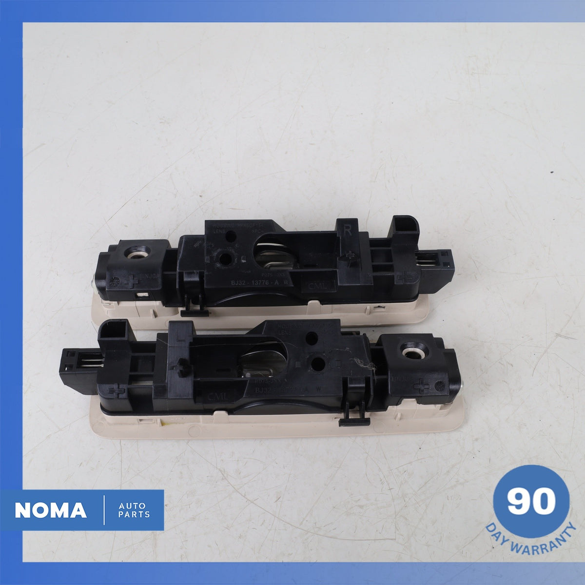 14-19 Range Rover Evoque L538 Rear Left & Right Dome Light Lamp Set Beige OEM - photo 8