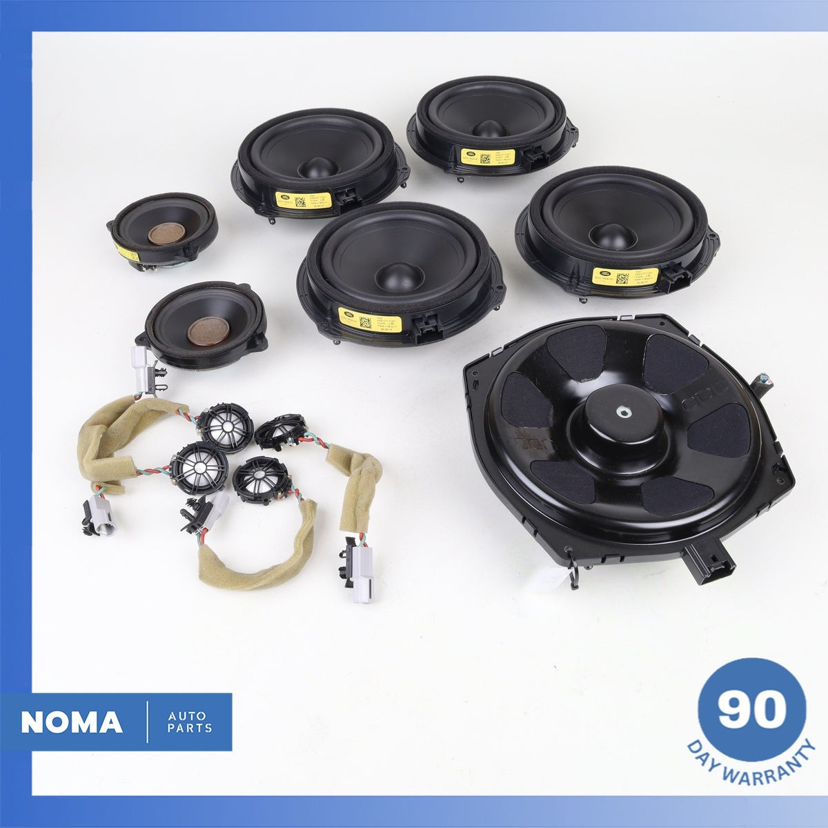12-19 Range Rover Evoque L538 L550 Front & Rear Hi-Line 600W Speaker Set OEM - photo 2