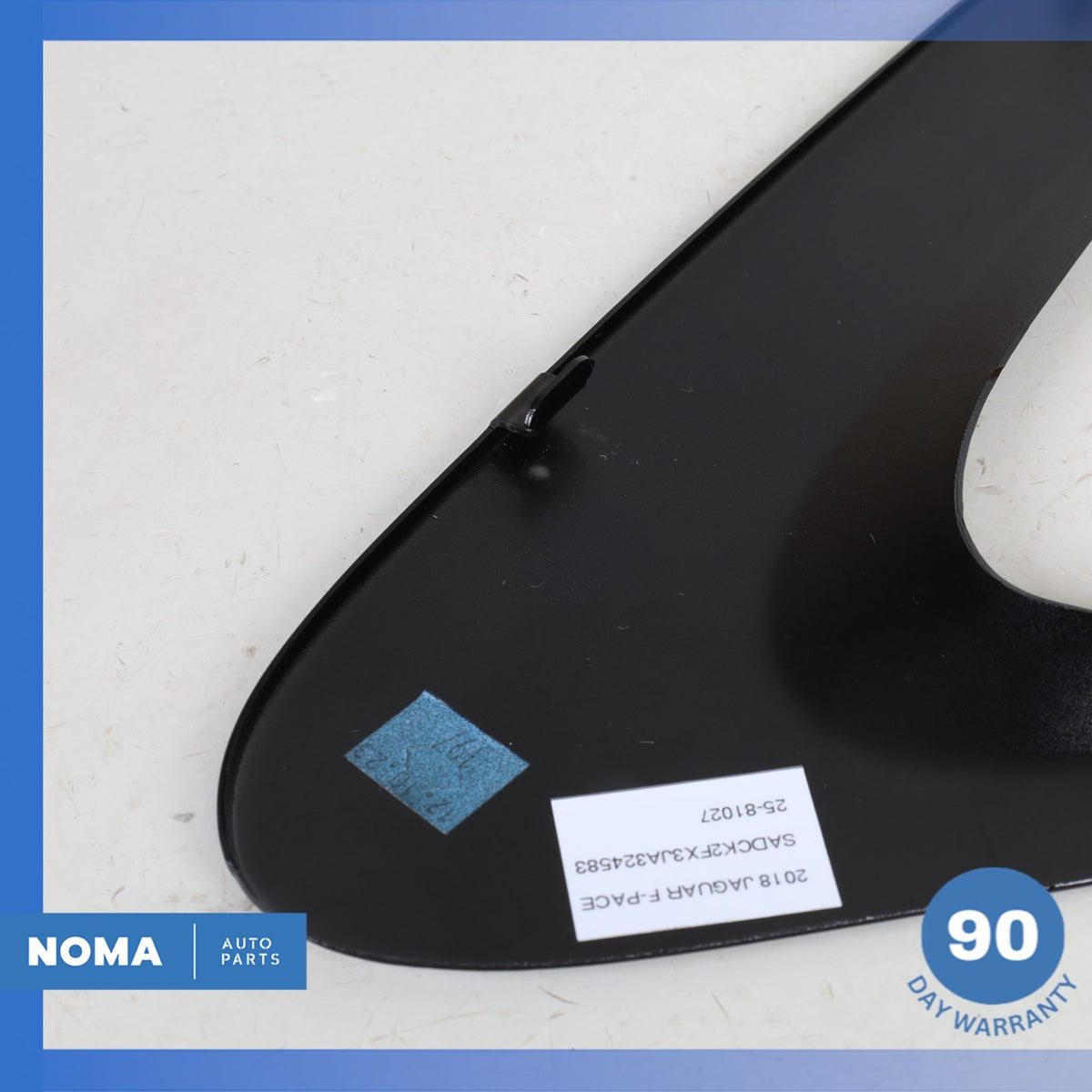 17-23 Jaguar X761 F-Pace Rear Left Quarter Door Window Molding Black OEM - photo 10