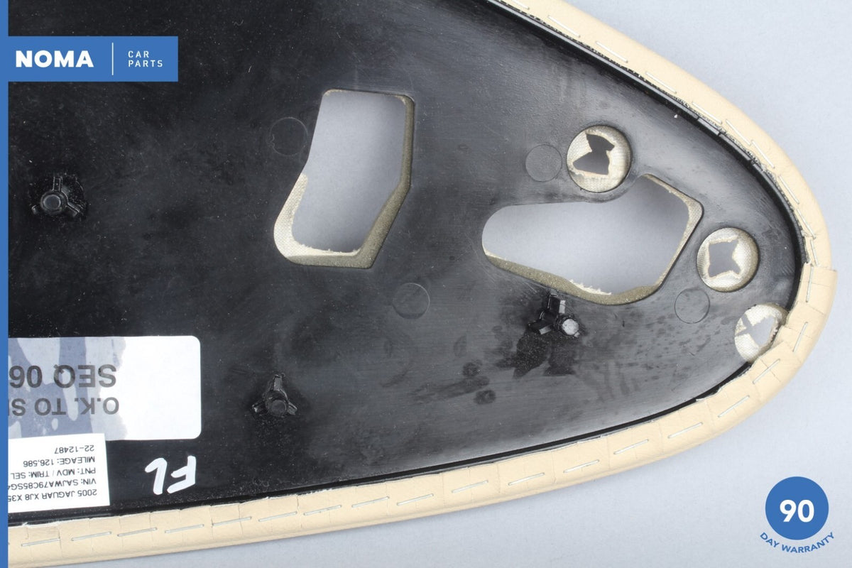 05-09 Jaguar XJ8 XJR VDP X350 Front Rear Left Interior Door Insert Trim SEL OEM - photo 8