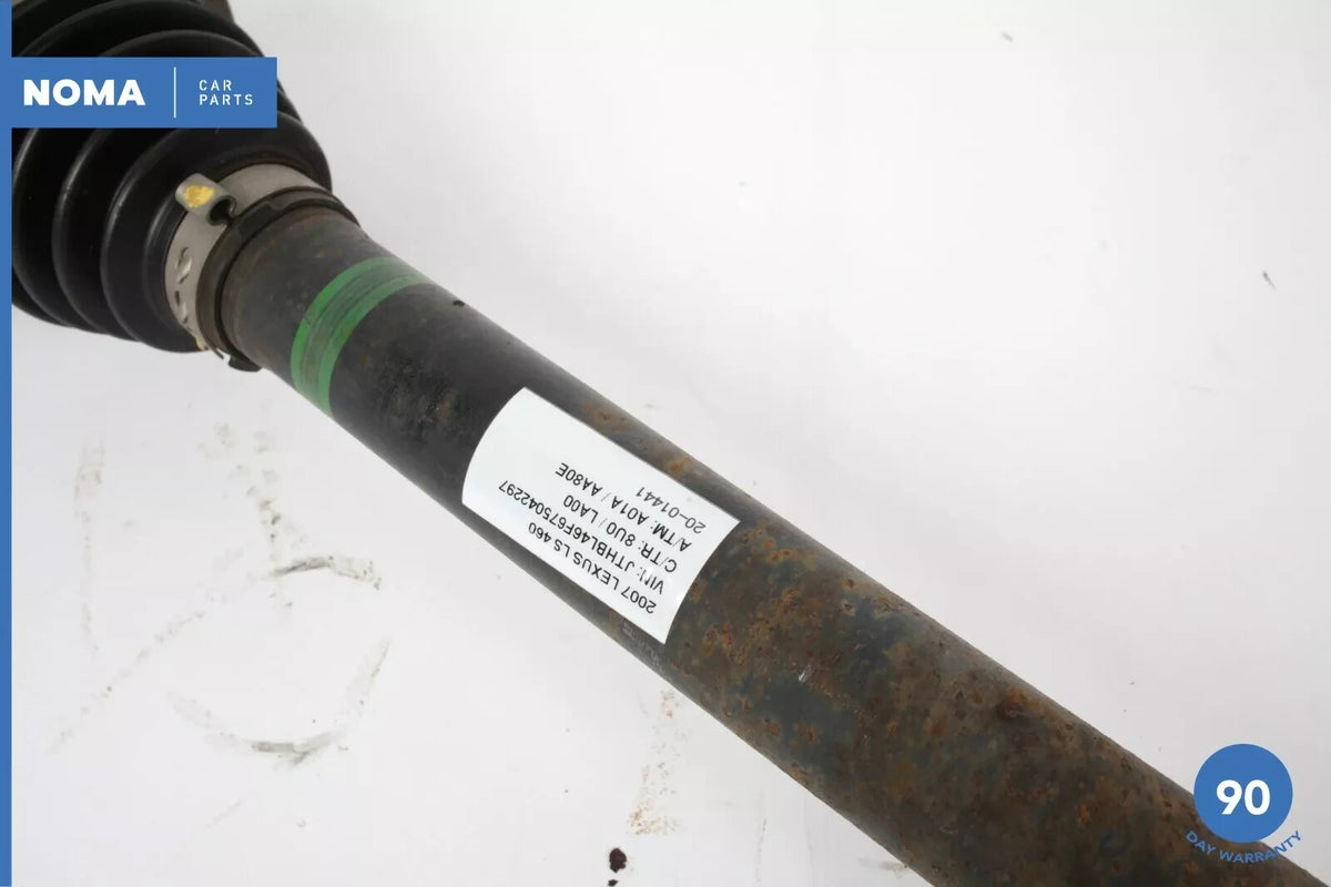 07-17 Lexus LS460 USF40 RWD Rear Left Driver Side Axle Shaft 42340-50070 OEM - photo 9