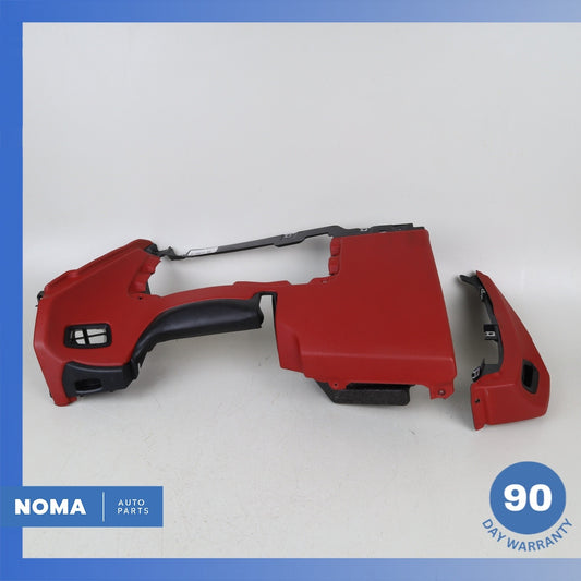 09-16 BMW E89 Z4 Dashboard Knee Cover Panel Set Red OEM - photo 1