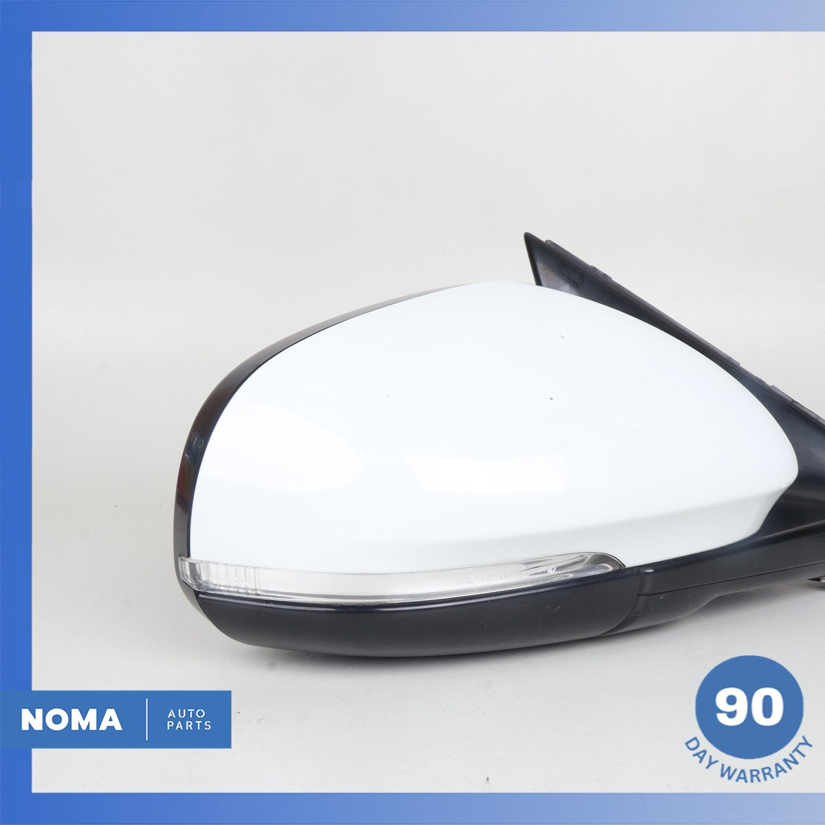 10-15 Jaguar X250 XF XFR Right Rear View Mirror Stratus w/ Blind Spot White OEM - photo 9