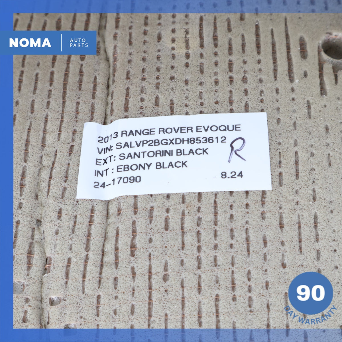 12-15 Range Rover Evoque L538 4DR Front Right Passenger Upper Seat Cushion OEM - photo 21
