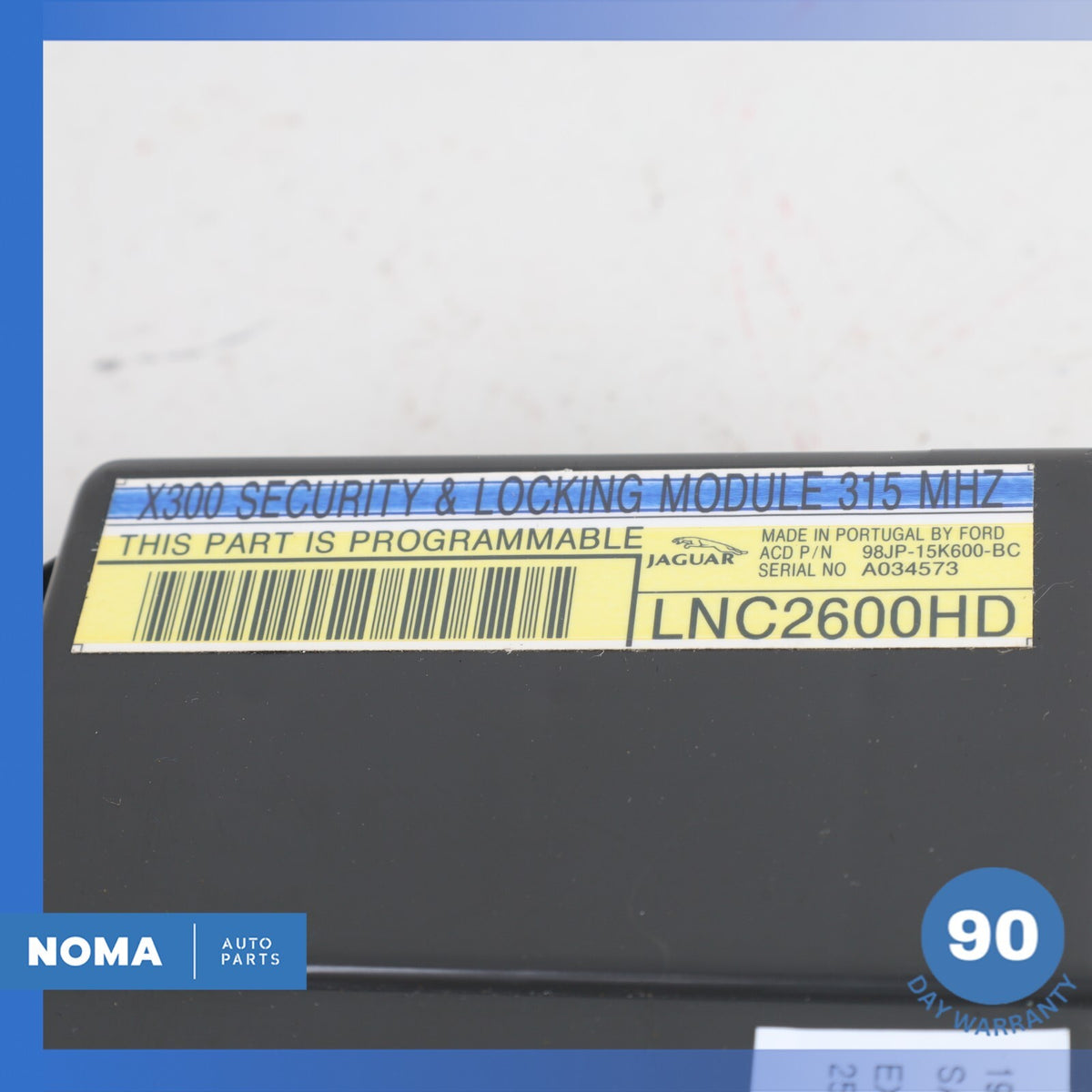 98-00 Jaguar X308 XJR XJ8 Security Locking Module Computer Unit LNC2600HD OEM - photo 5