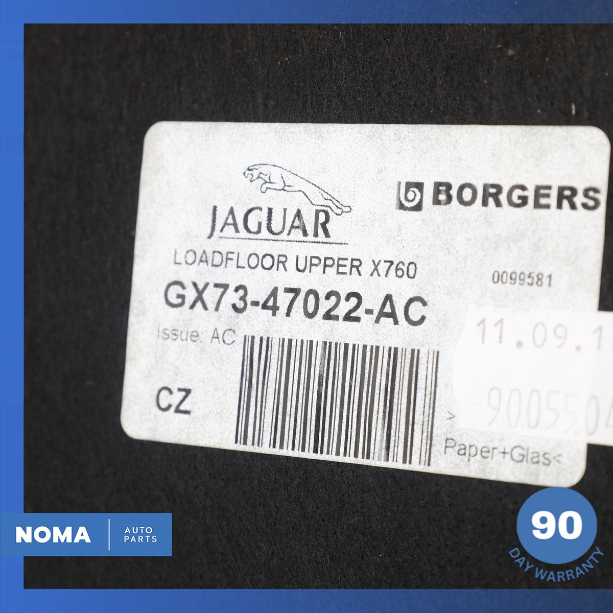 17-19 Jaguar X760 XE Trunk Boot Floor Lower Cover w/ Handle GX7347022AC OEM - photo 13