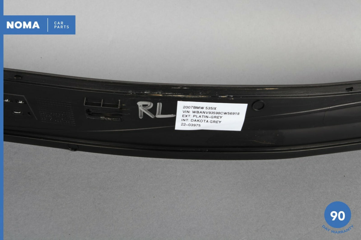 05-10 BMW 535xi E60 Rear Left Driver Side Outer Scuff Plate Panel Black OEM - photo 7