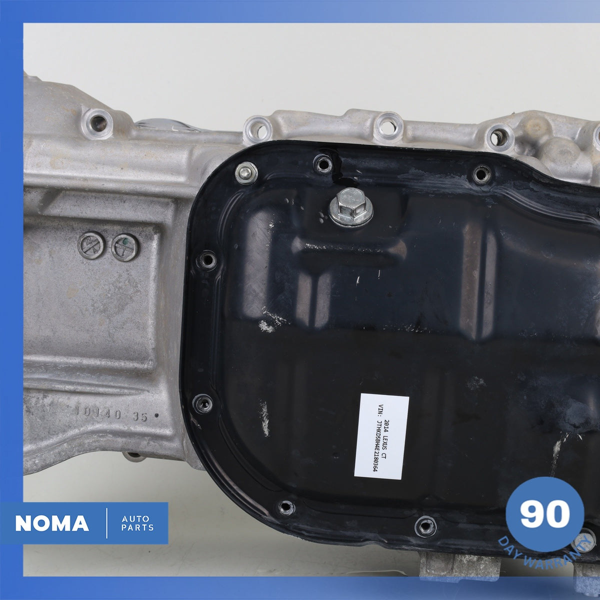09-22 Lexus ZWA10 CT200h 1.8L Hybrid Engine Motor Oil Sump Pan OEM - photo 11