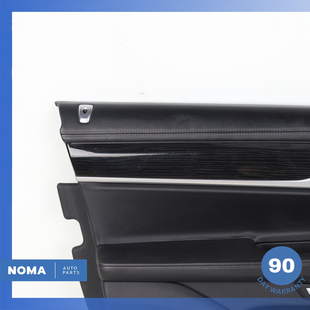 16-22 BMW G12 740i Front Left Interior Door Panel Trim Black 51417448485 OEM 76k - photo 5