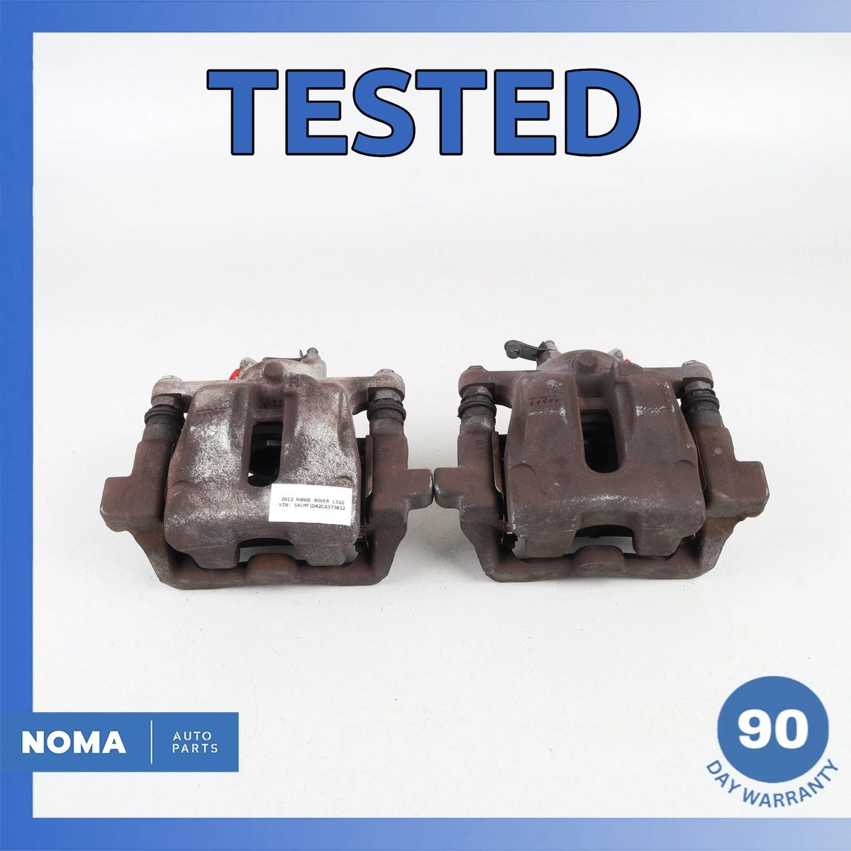 10-16 Range Rover L322 L320 LR4 Rear Left & Right Side Brake Caliper Set OEM - photo 1