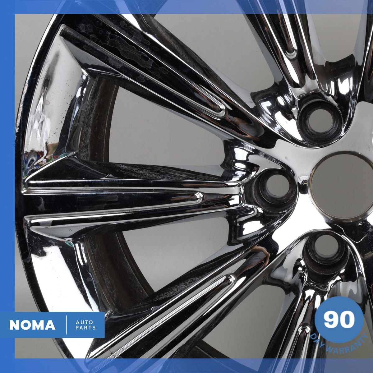 14-24 Jaguar X152 F-Type 8.5 x R19 19" Front Wheel Rim Chrome EX5M1007RA OEM - photo 6