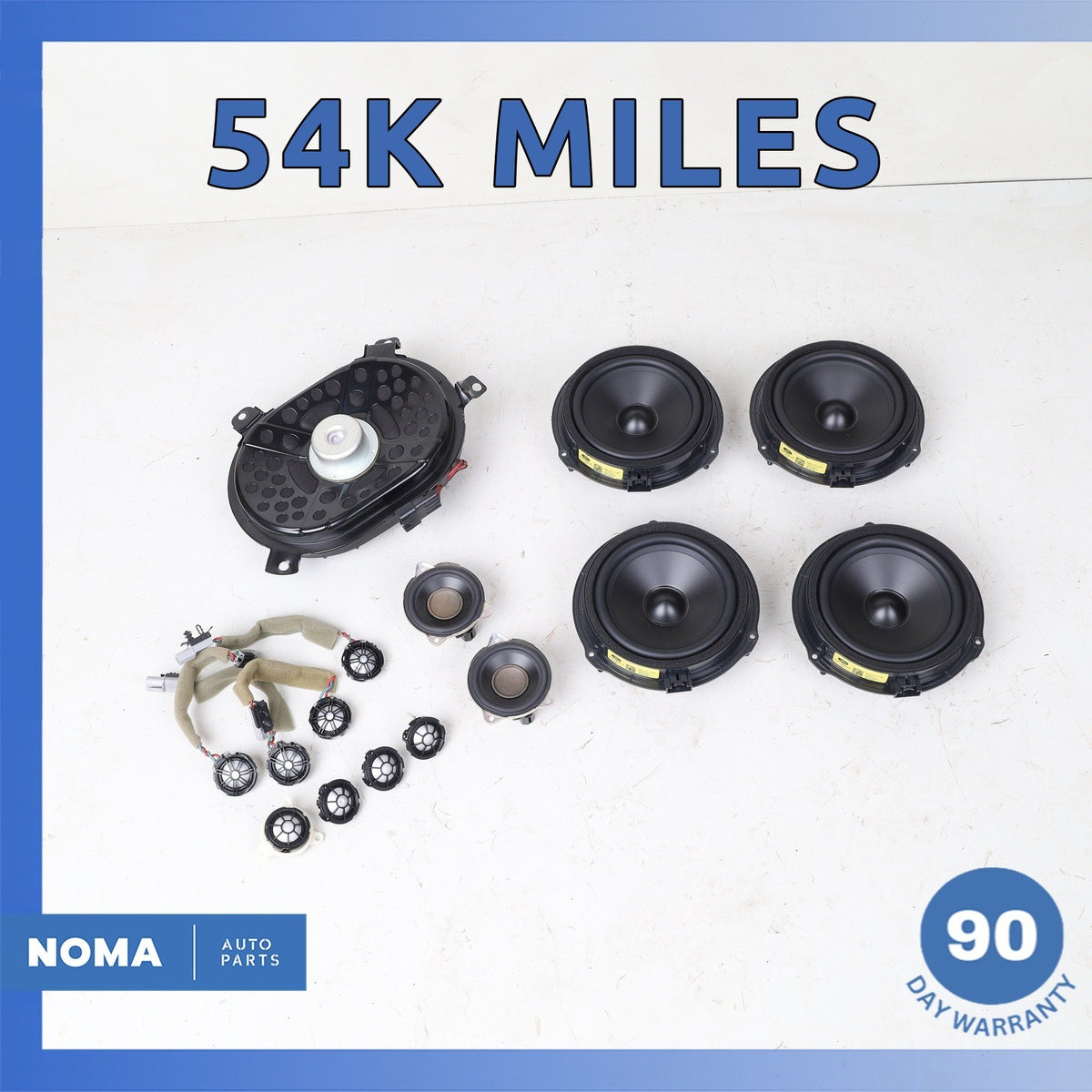 15-19 LR Discovery Sport L550 Front & Rear Hi-Line 1200W Speaker Set OEM 54k - photo 1
